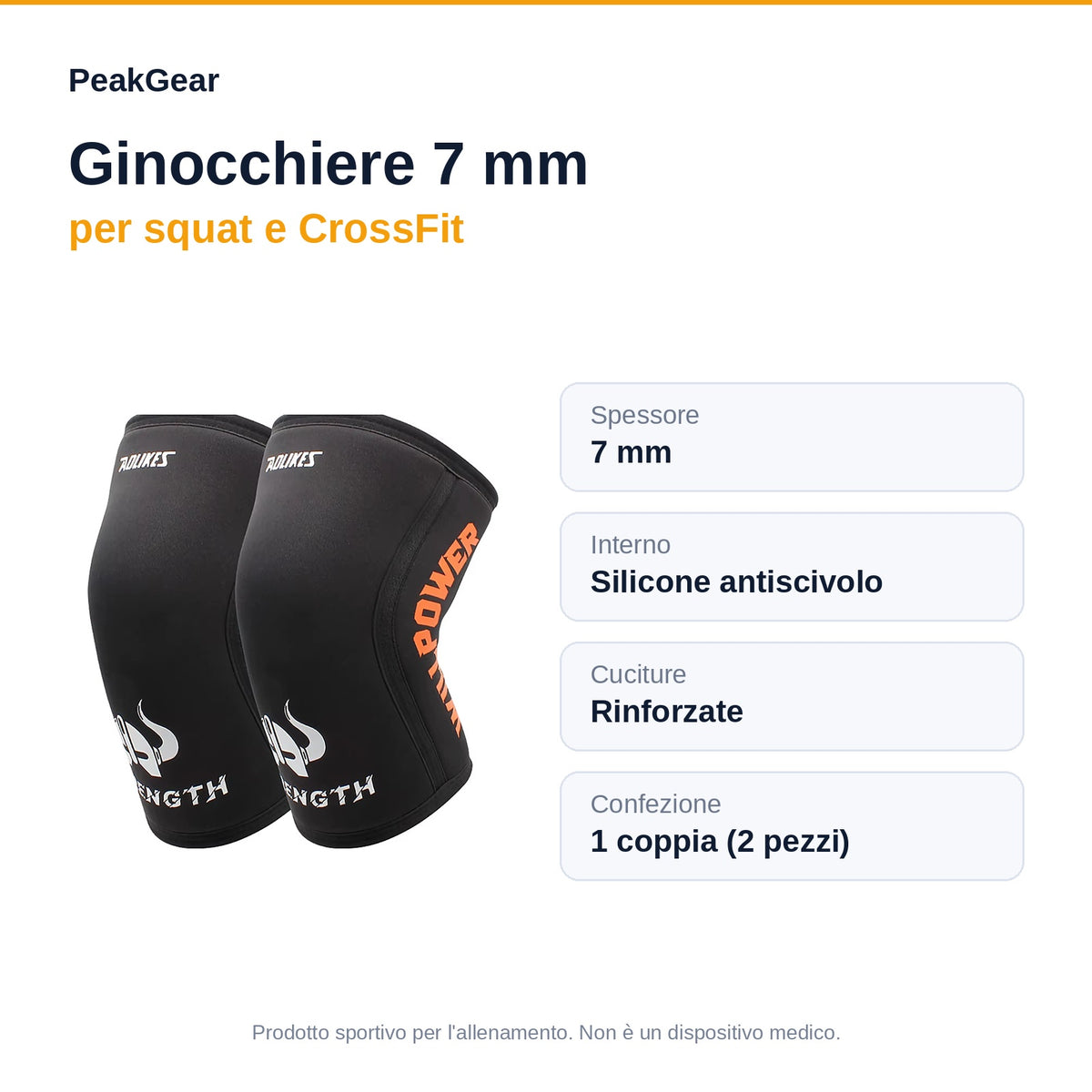 Ginocchiere da sollevamento PeakGear – foto 3