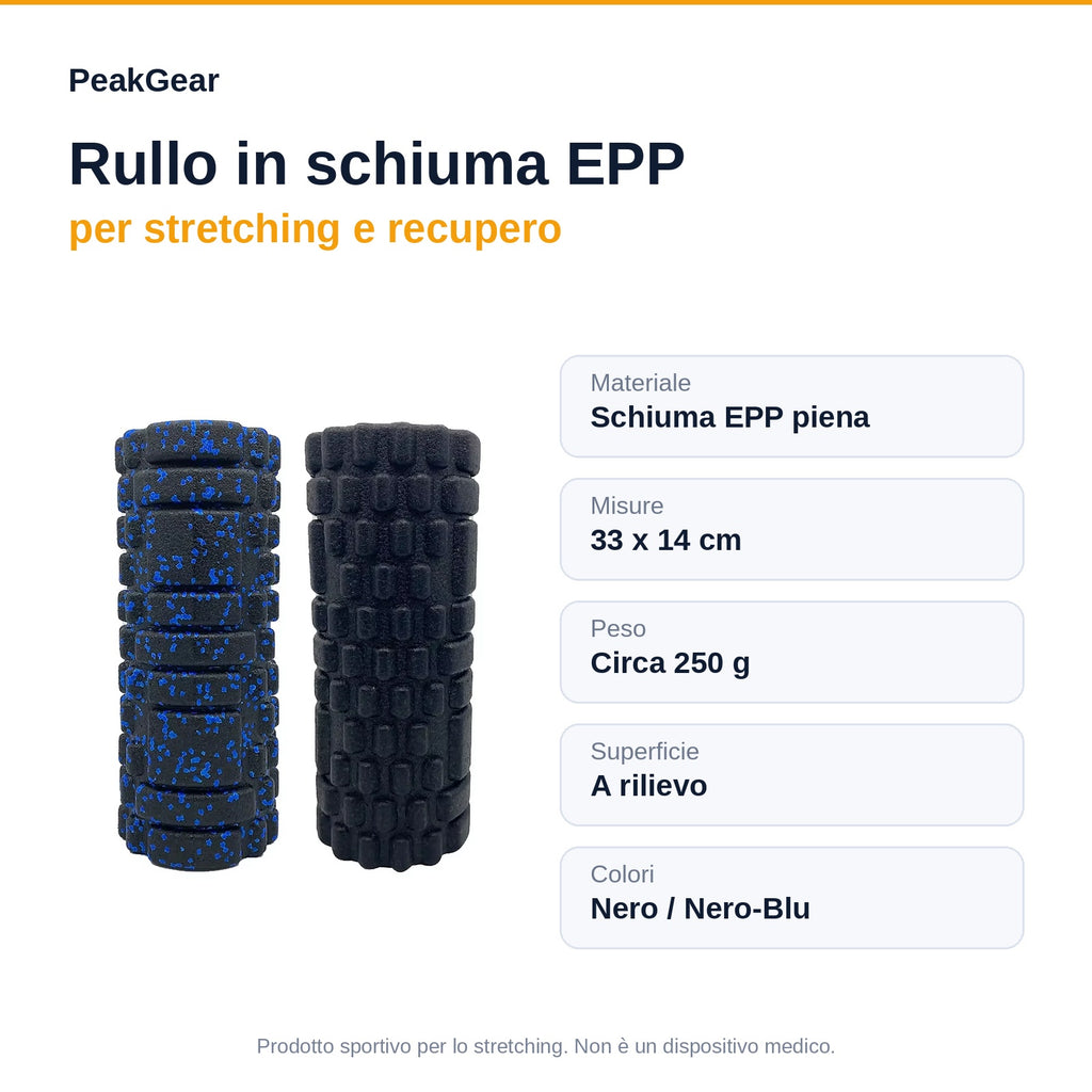 Foam roller PeakGear 33 cm – foto 2
