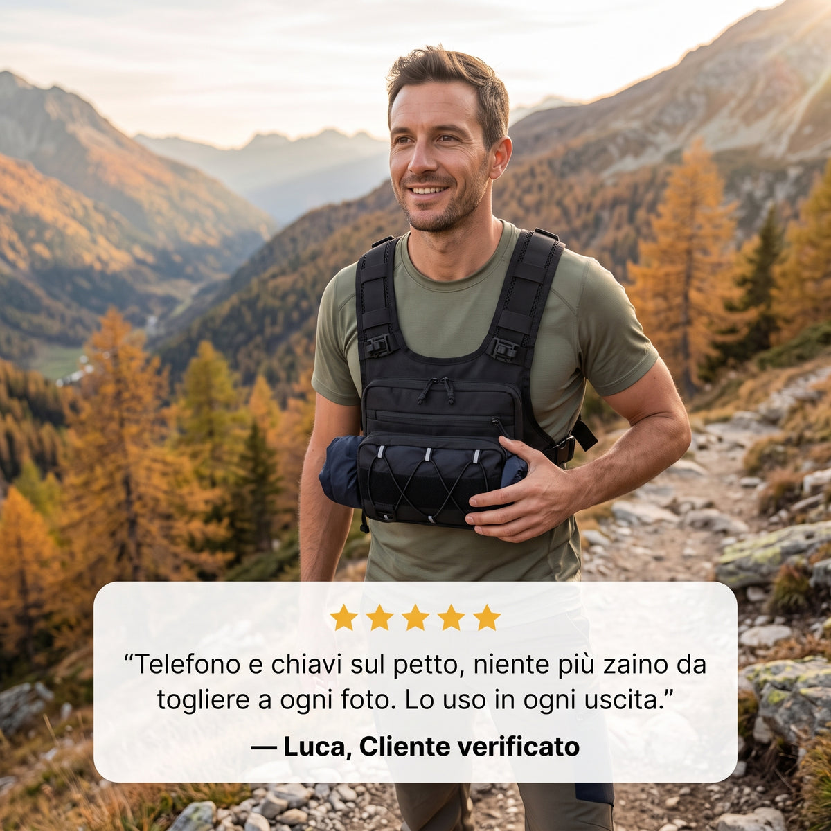 Gilet Tattico Idratazione PeakGear – Trekking & Outdoor