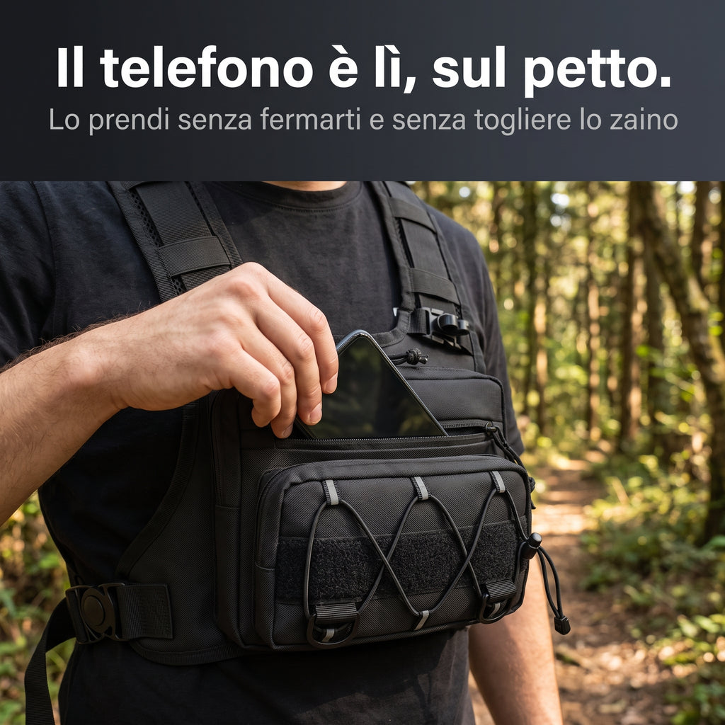 Gilet Tattico Idratazione PeakGear – Trekking & Outdoor