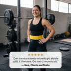 Cintura da Sollevamento PeakGear – Supporto Lombare per Squat, Stacco e Pesi
