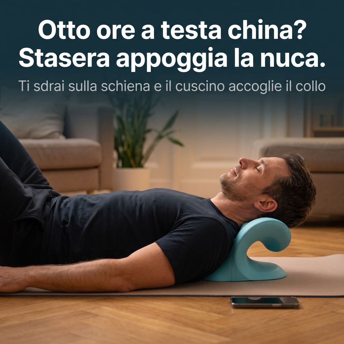 Cuscino Massaggiante per il Collo PeakGear | Relax Portatile per Collo e Spalle – Uso Casa, Ufficio, Viaggio