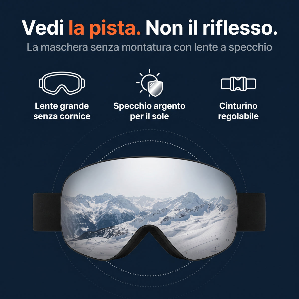 Maschera da sci PeakGear – foto 6