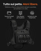 Gilet Tattico Idratazione PeakGear – Trekking & Outdoor
