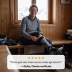 Calze da Sci Termiche PeakGear – Alte al Ginocchio, Imbottite e Traspiranti