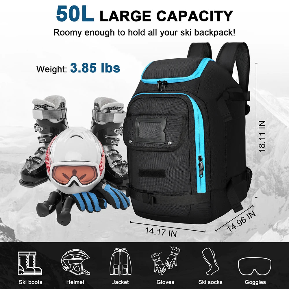 Zaino porta scarponi da sci PeakGear – foto 2