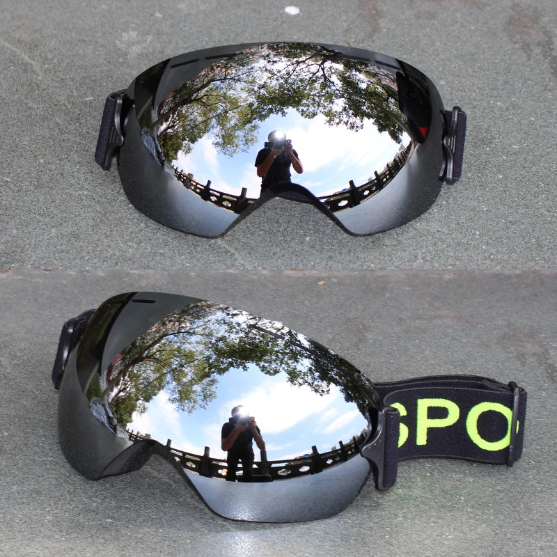 Maschera da Sci PeakGear – Protezione UV400, Antinebbia, Visuale Panoramica