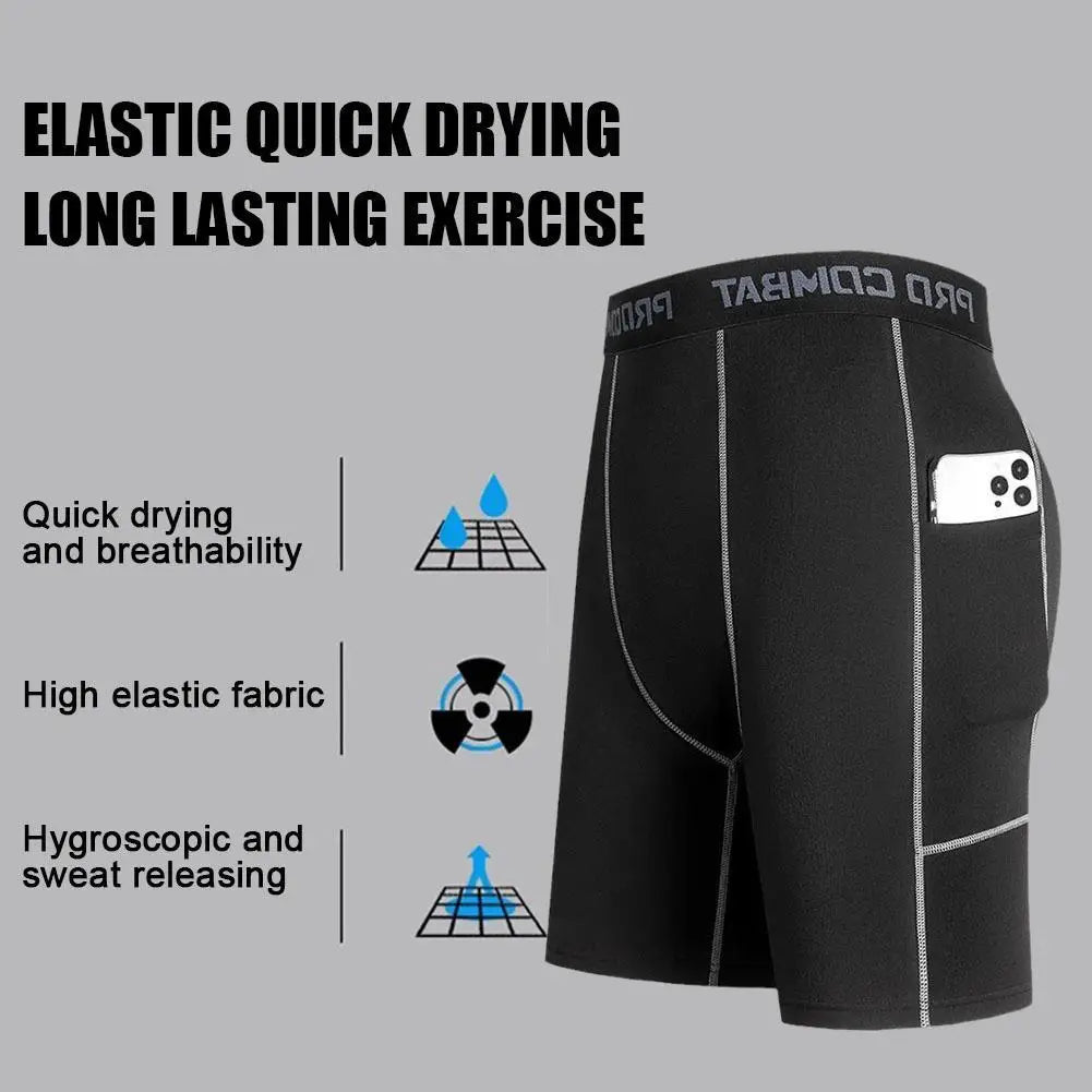 Pantaloncini a compressione PeakGear – foto 4