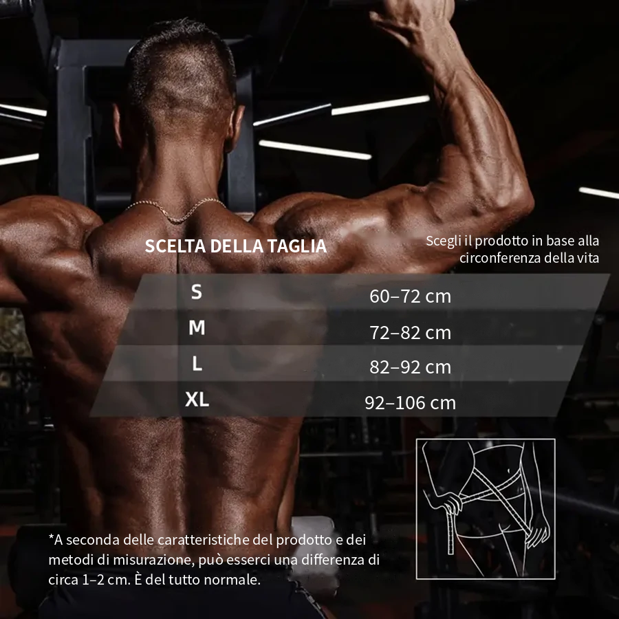 Cintura da Sollevamento PeakGear – Supporto Lombare per Squat, Stacco e Pesi